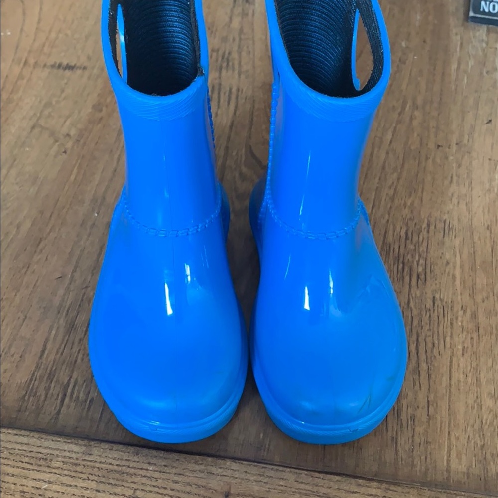 UGG Kids Blue Rain Boots